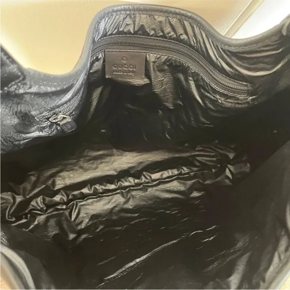 Gucci Black and Cream Hobo Bag - Picture 9 of 12